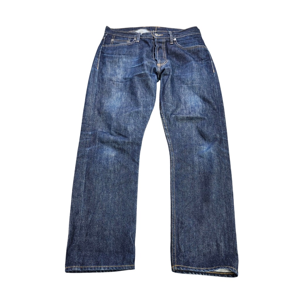 3sixteen Mens Blue Straight Leg Denim Jeans Indigo Wash